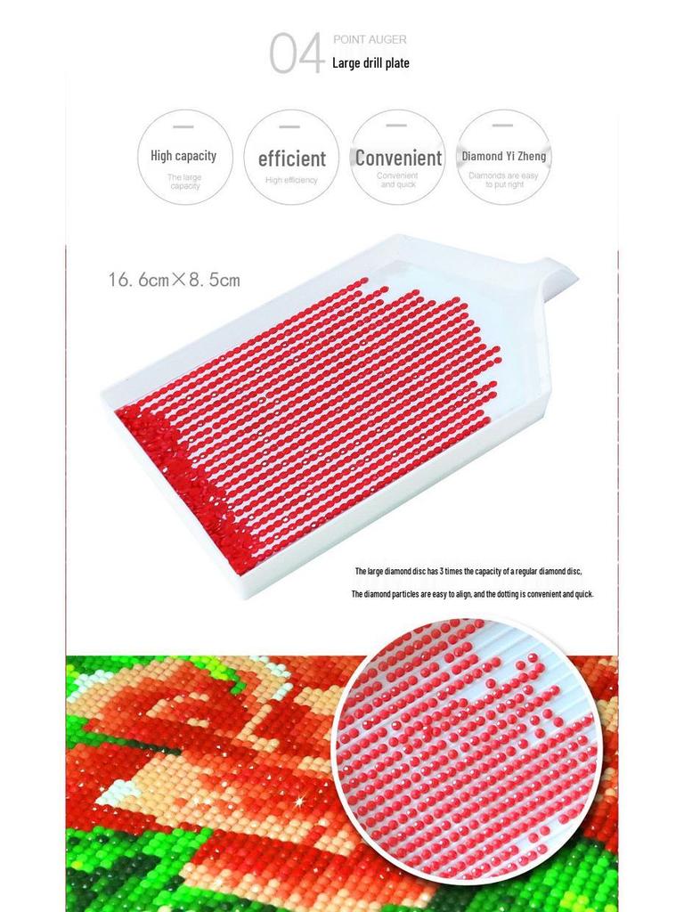 Набор для алмазной живописи своими руками: Воронка, Ручка для страз, 60 бутылочек для хранения, 30 ячеек для хранения, Сумка с бабочкой