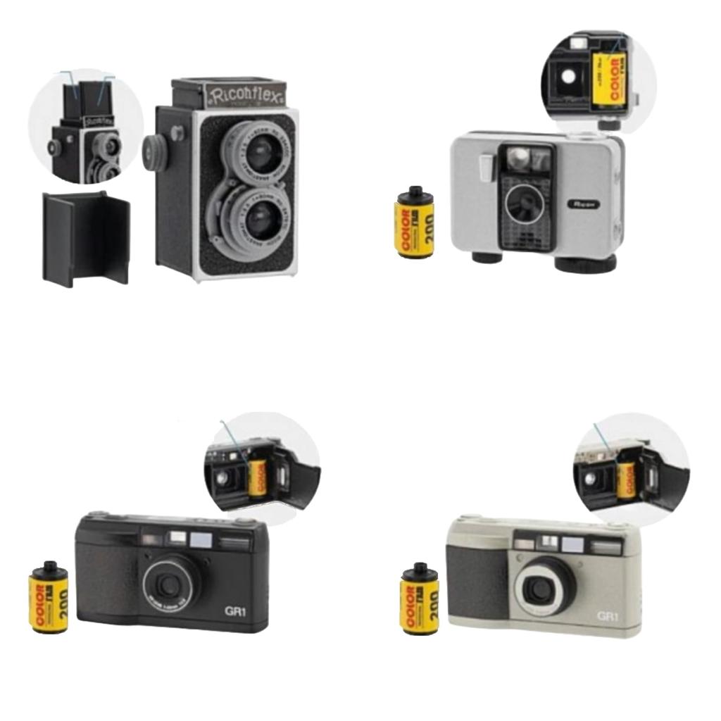 Миниатюрная коллекция Ken Elephant Camera x Все 4 типа наборов Полный комплект Gacha Gacha Capsule Toy