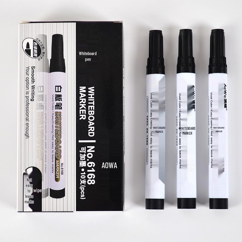 Не оставляющие следов, долговечные маркеры для белой доски на водной основе - черные, красные и синие, медленно сохнущая формула для расширения возможностей для творчества.