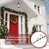 Adjustable Garland Hanger for Front Door Extendable Metal Plant Hanger with Hook No-Drilling Installation Christmas Halloween Decoration Holder