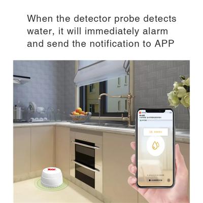 A95I-Оповещение приложения в реальном времени Детектор протечки воды Tuya Smart Wifi Беспроводной датчик сигнализации затопления Для Alexa/Google Home