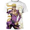 Jojo Bizarre Adventure T-Shirts Anime Manga 3D Print Streetwear Men and Women Fashion Oversized Kids Tees Tops Clothing