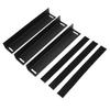 3Pcs Black Rear Trunk Organizer Carbon Steel Car Trunk Panel Car Trunk Divider  Car Trunk Organizing