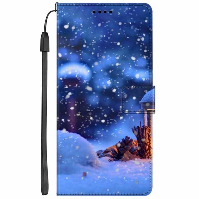 Christmas Flip Case For iPhone 16e 2025 Wallet Leather Cover For iPhone SE (2025) Funda Capa Wallet Leather Covers iPhone 16e 5G