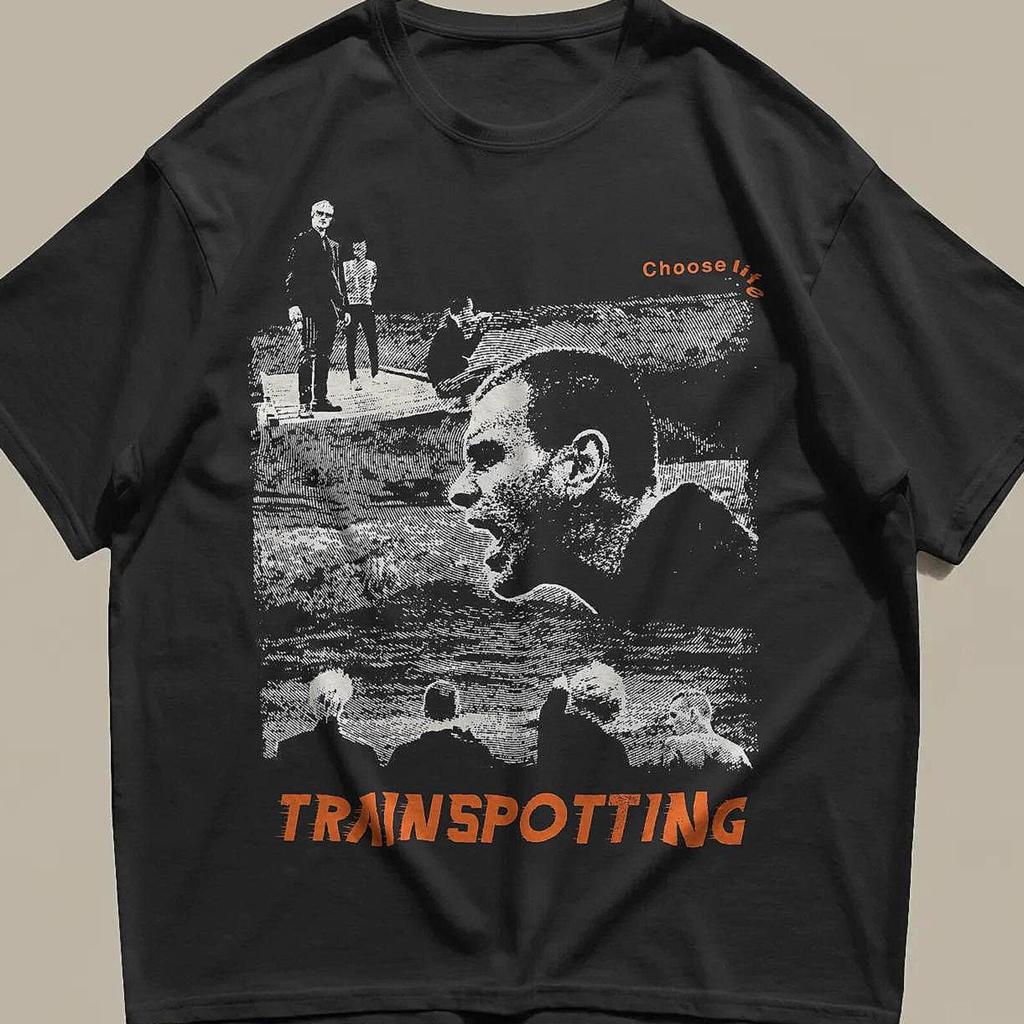 Trainspotting Graphic Shirt, Renton 90s Cult Movie Tee, British Indie Cinema T Shirt