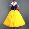 Cartoon Princess White Halloween Party Costume Adult Cosplay Plus Size Dress Girl Princess Dress Women Adult Clothing