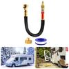 Water Blowout Adapter Winterize Blowout Adapter Hose with Shut Off Valve Quick Connect Sprinkler Winterization Kits