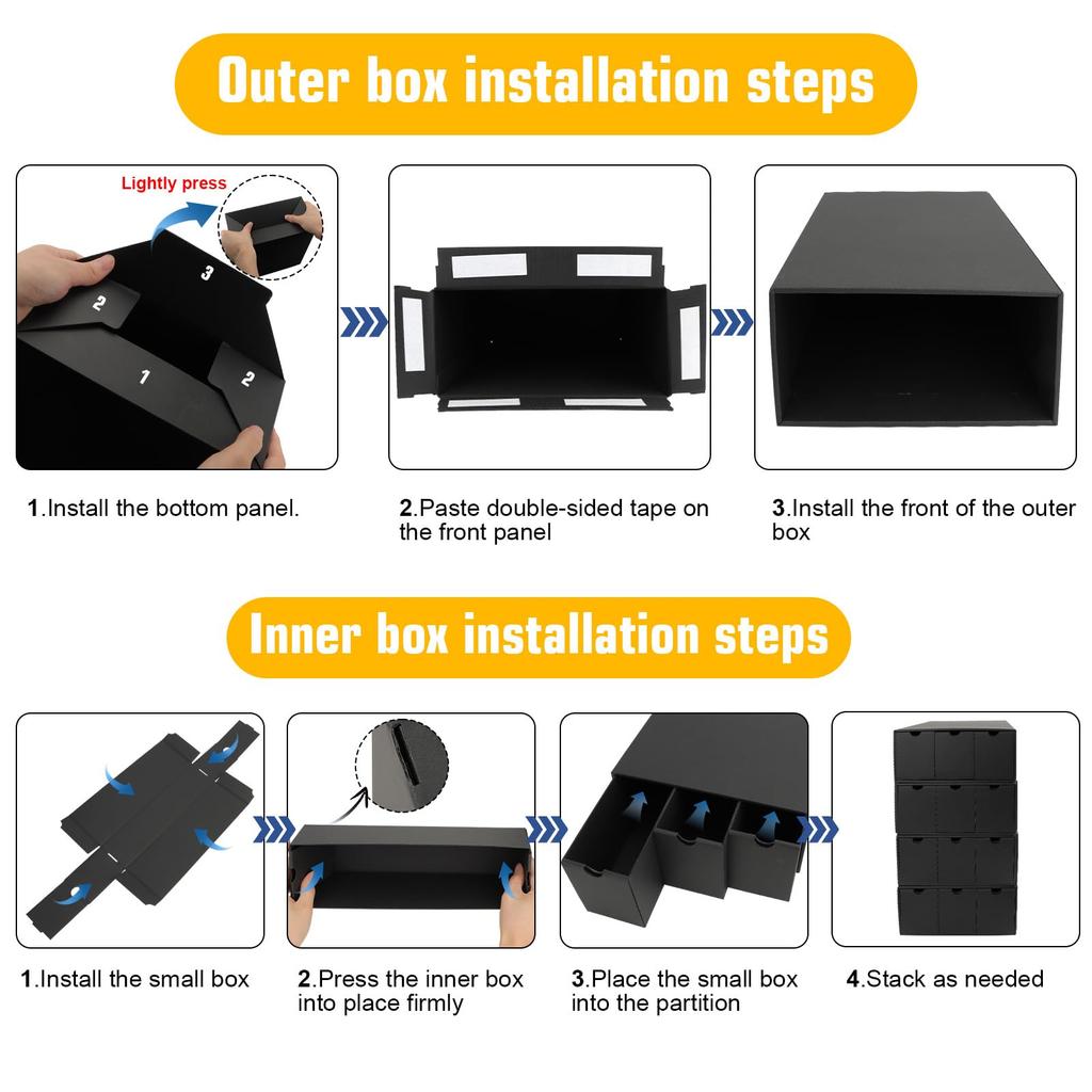 Коробка для хранения коллекционных карточек QLOUNI с коробкой, органайзером на 48 карточек для коллекционных карточек TCG MTG PTCG, бейсбольных карточек с этикетками, лентой 12-600CT и разделителями,