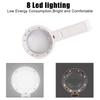 Stand Desk for Jewelry Appraisal Reading Repair with 8 LED Light Portable Hand-held Magnifying Glass Foldable Hand Tool Set 5x 11x
