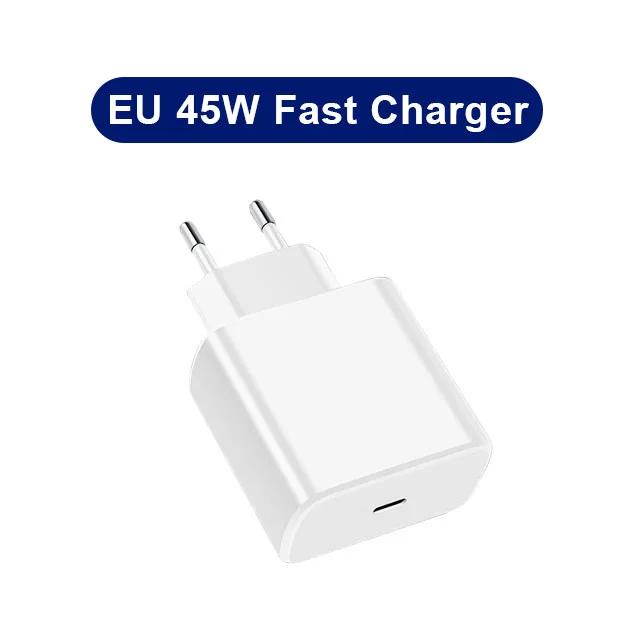 PD 45W USB C зарядное устройство быстрая высокоскоростная зарядка сотового телефона настенный адаптер для Samsung Galaxy S24 S23 Ultra Note IPhone 15 Xiaomi 14