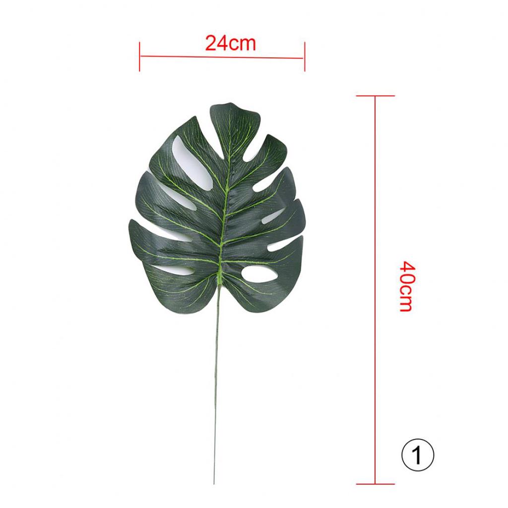 Monoceros 1Pc Nordic Style Fake Monstera Leaf Plant Home Office Decoration Photo Prop