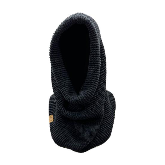 Yousheng Winter Wool Knitting Scarf Women Men Solid Color Dual Use Shawl Scarf Twist Texture Versatile Warm Hat Scarf