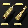 1/2Set 6.5Mm To 3.5Mm And 3.5Mm To 6.5Mm Audio Adapter Set 1/4-Inch To 1/8-Inch And 1/8-Inch To 1/4-Inch Suitable For Headphone