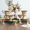 Golden Metal Vase Polished Vintage Vase Dining Table Flowers Holder for Flower Arrangement Table Centerpiece Home Wedding Decoration