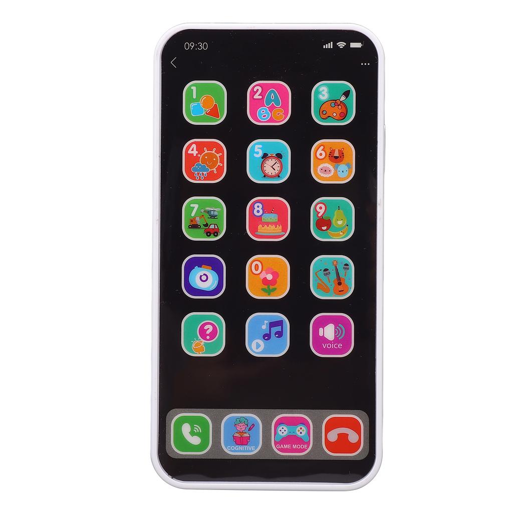 Детский Смартфон Сенсорный Мультирежимный Музыкальный Телефон Игрушка Ранняя Развивающая Обучающая Игрушка Белый