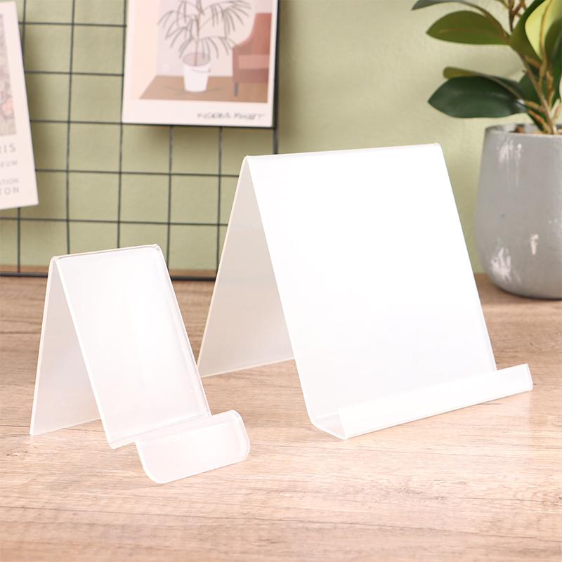 Прозрачный акриловый держатель для телефона, мини-портативная подставка для дисплея