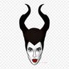 Fictional Character Maleficent Drawing Iron On Heat Transfer Printing Vinyl Patches Sticker for Clothes DIY Appliques Washable Patches