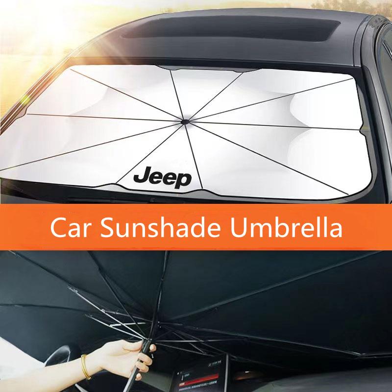 Universal UV Protection Shield Front Rear Car Window Car SunShade For Jeep Renegade Wrangler Cherokee Compass Patriot Accessorie