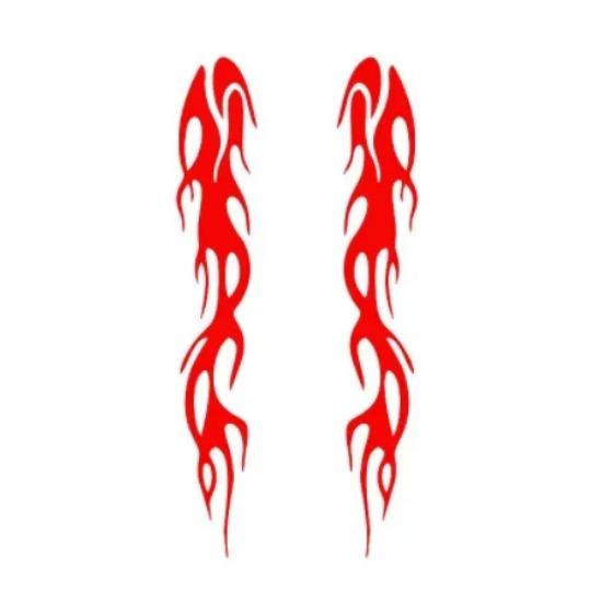 Универсальный DIY Пламя Виниловая Наклейка Наклейка Водонепроницаемая Для Автомобиля Мотоцикла Бензобак Водонепроницаемый Мотоцикл Пламя Наклейка Комплект Наклеек