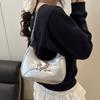 Leisure Butterfly Shoulder Bag Korean Zipper Tote Bag Casual Leather Sling Bags  Girls