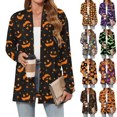 Женские легкие кардиганы с открытой передней частью, с длинными рукавами, повседневные, свободные, тонкие кардиганы с карманами