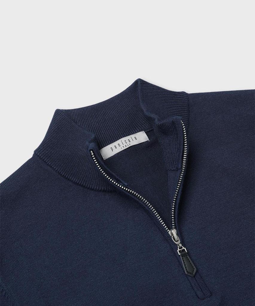 PANICALE Viscose Blend Zip-Up Sweater [3 Colors]