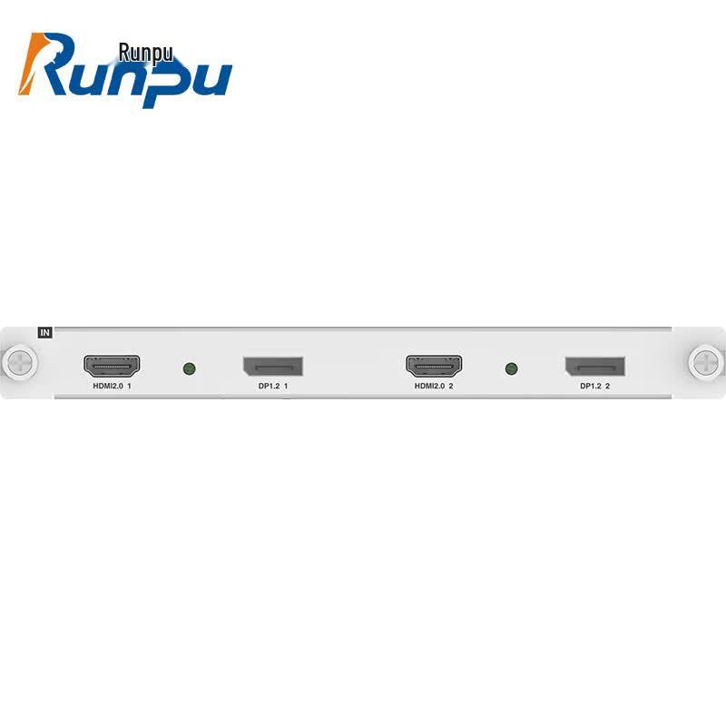Runpu 4K60 HDMI/DP Dual Input Card for Video Processor (CN version)