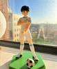 18cm Captain Tsubasa Anime Figure Ozora Tsubasa Action Figures Hyuuga Kojirou/Wakabayashi Genzou Figurine Collection Model Toys