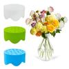 Silicone Vase Flower Arrangement Grid Bouquet Stem Holder Multi-holes Vase Plant Fixation Holder