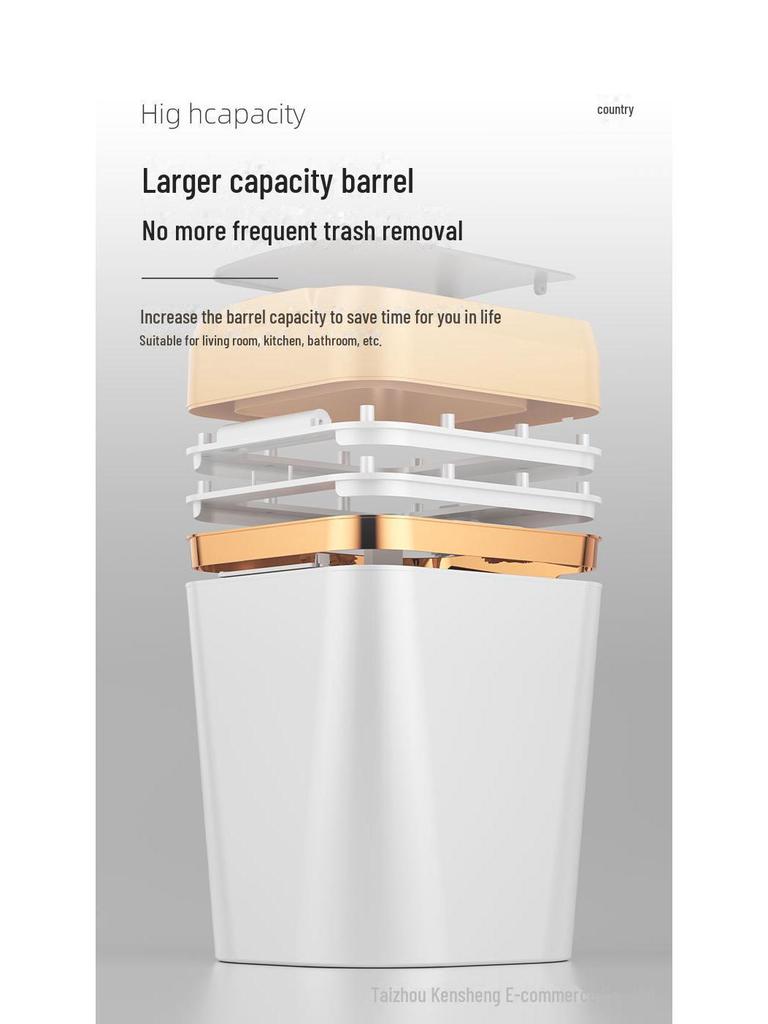 12-литровый интеллектуальный датчик мусорного ведра: Автоматический и ручной, водонепроницаемый, дезодорирующий, стерилизатор для кухни и туалета