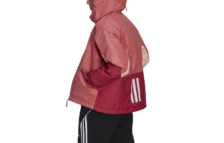 adidas Пуховик Зимний Женский Розово-Красный GM4345