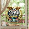 Наклейка на окно 250-летие США Патриотическая наклейка на окно 4 июля 1776-2026 Памятная наклейка к Дню независимости Америки для автомобиля, грузовика, дома