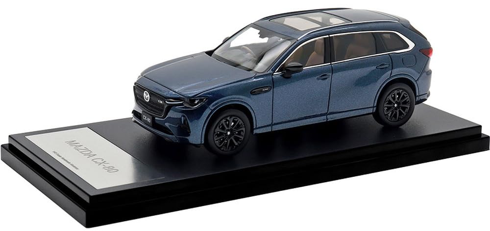 Inter Allied Hi Story Масштабная модель Mazda Deep Crystal Blue Mica Готовая модель HS494DB 1/43 CX-80 (2024)