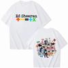 Ed Sheeran Tour Men Clothing Tee Shirt Homme New In Top & Tees Mens TShirt Short Sleeve Round Neck Printing Pullover T-Shirts