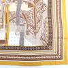 Pristine HERMES scarf SELLE DE DIGNITAIRE Saddle of the Dignitary cashmere Women Used
