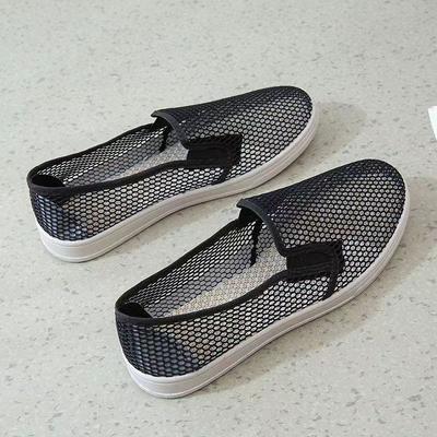 Сандалии Женские летние модные сайты Пекин Дышащая сетчатая обувь Плоская и удобная рабочая обувь