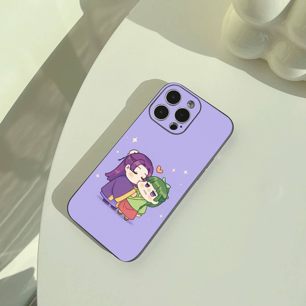 Дневники аптекаря-Маомао-Цзиньши Чехол для телефона For iPhone 17,16,15,14,13,12,11 Pro Max,16Plus,XS Мягкий черный чехол