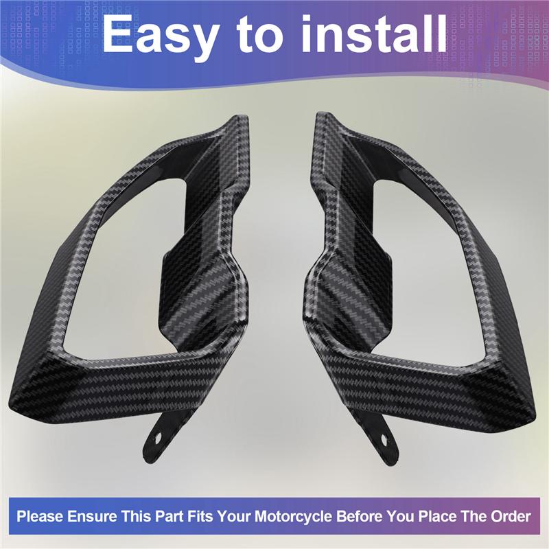 Motorcycle Ram Air Intake Covers Panels Fairing Fit For MT-10 FZ-10 MT10 MT 10 FZ10 2016-2021