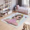 Ковер с кроликом Ковер для девочек Розовый ковер с рисунком воздушного шара Белый ковер Сумасшедший ковер Санта-Клауса Декоративный ковер Детский ковер Рождественский ковер