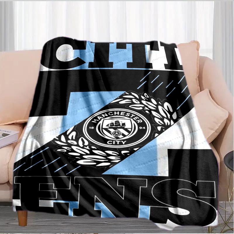 City Football Club Printed Throws Blanket Soft Flannel Blankets for Couch Bed Gifts for Men Women Picnic blanket Christmas gifts