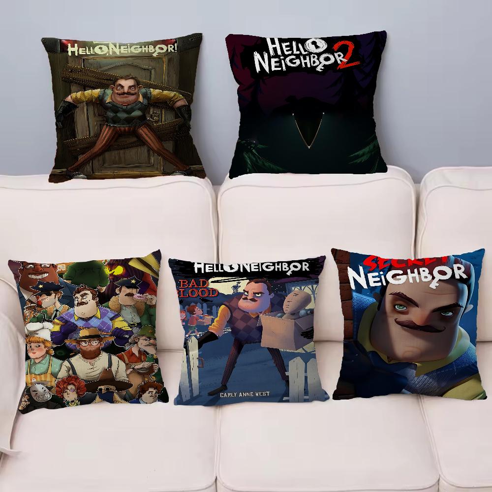 Game HELLO N-NEIGHBOR Pillow Gift Home Office Decoration Pillow Bedroom Sofa Car Cushion CoverPillow Case