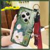 Waterproof Elderly lady Phone Case For Redmi A4 5G For Mom Wrist Strap Silicone Protective Soft case Phone Holder Ring
