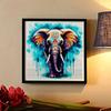 New Arrival 5D DIY Full Circle Diamond Painting "Painted Elephant" Embroidery Cross Stitch Home Decor Gift