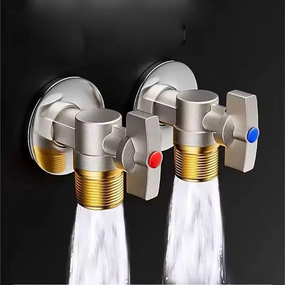 Brass Large Flow Water Stop Valves For Gas Water Heater Toilet Faucet