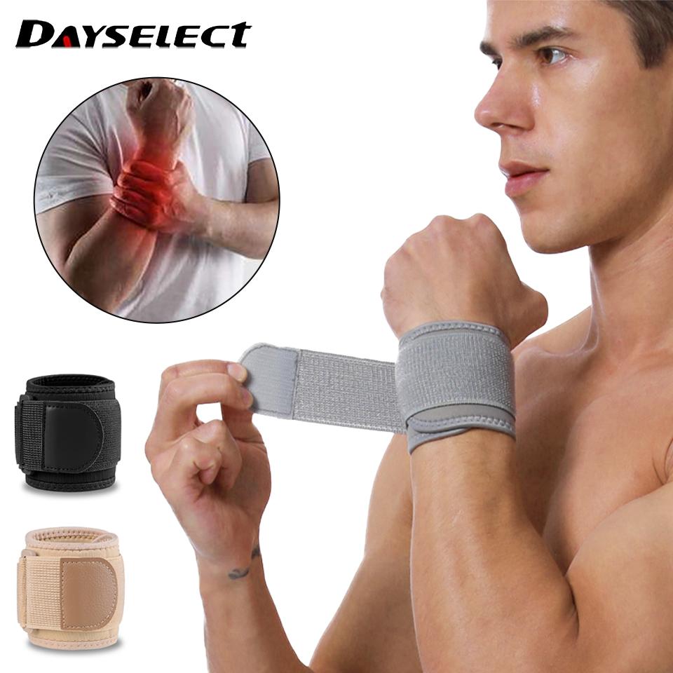 1Pcs Adjustable Wrist Support Dual Compression Nylon Wrap Sports Anti Sprain Guard Unisex