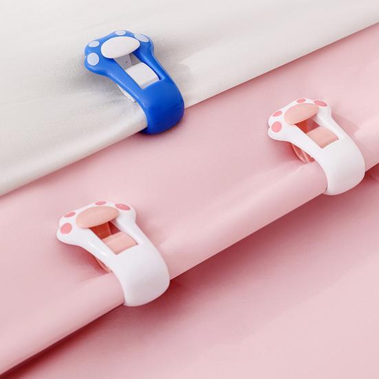 4 шт. зажим для простыни, фиксирующий простынь, безыгольный, практичный, милый, кошачья лапка, фиксатор одеяла, аксессуары для дома
