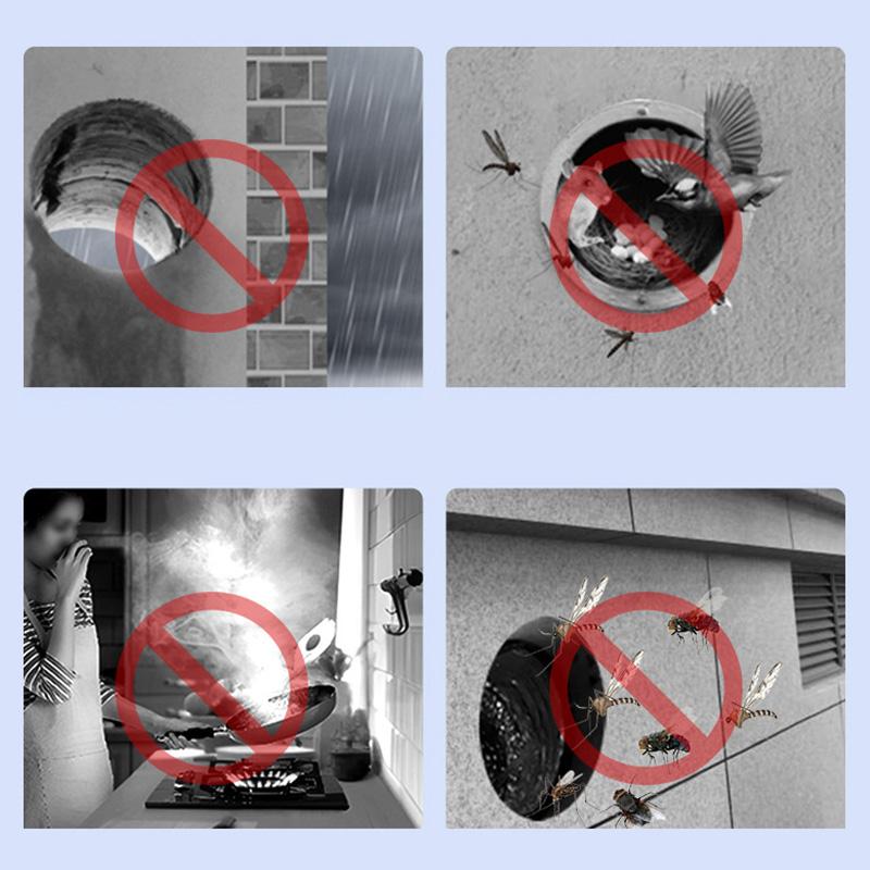 1PC Vents Cap Air Vent Ducting Cover Stainless Steel Exhaust Grille Cover Air Vent Grille