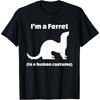 Футболка с надписью «Я хорек в человеческом костюме»