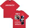 Dei V Quien Es Dei V Underwater Album Merch T Shirts for Men Fashion Hip Hop Street T Shirt Man Casual pure Cotton Tshirt