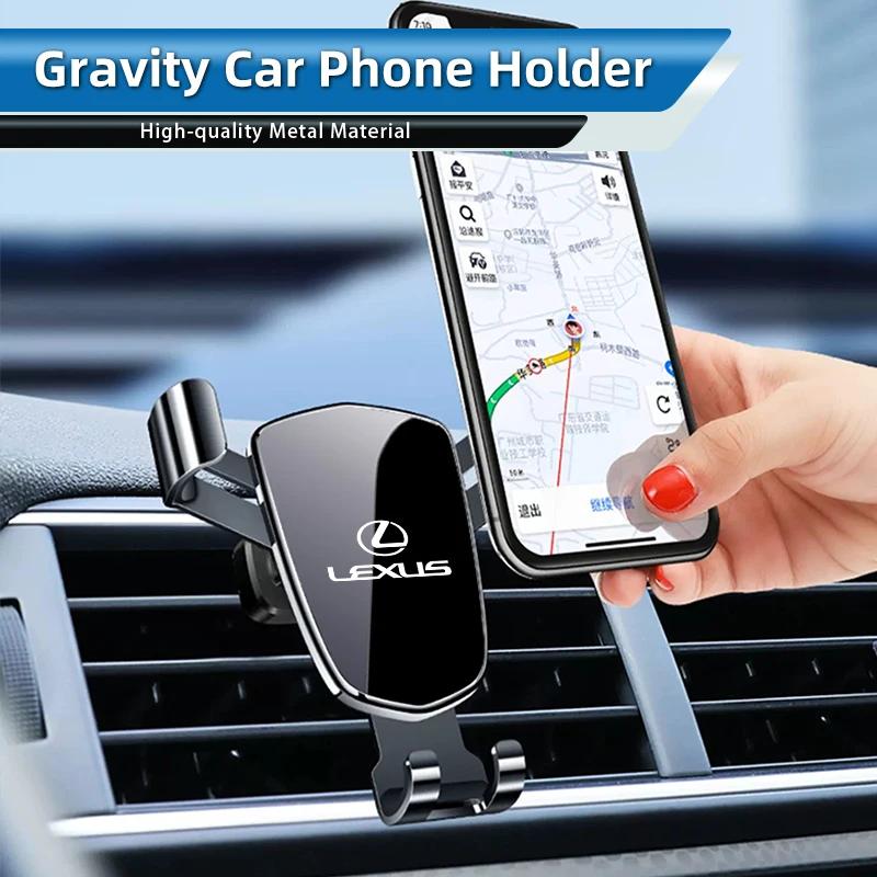 THQP1 Car Accessories Gravity Phone Holder GPS Mount Mobile Support Bracket For Lexus IS250 IS200 CT200h GS300 LS430 RX450h LX570 IS30